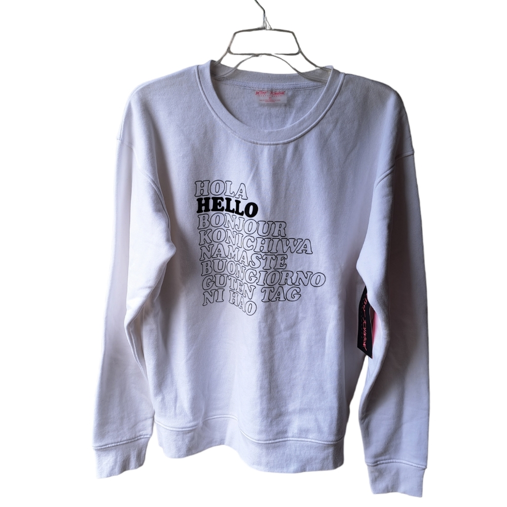 BETSY JOHNSON CONVERSATION PIECE SWEATSHIRT